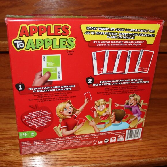 3/$77❤️new sealed Apples To Apples family party game Mattel Games - Picture 5 of 8